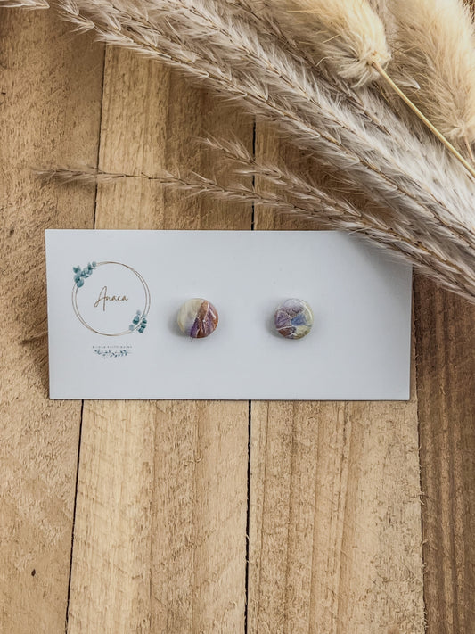 Z'Archives - Marbré #24 - Boucles d'oreilles