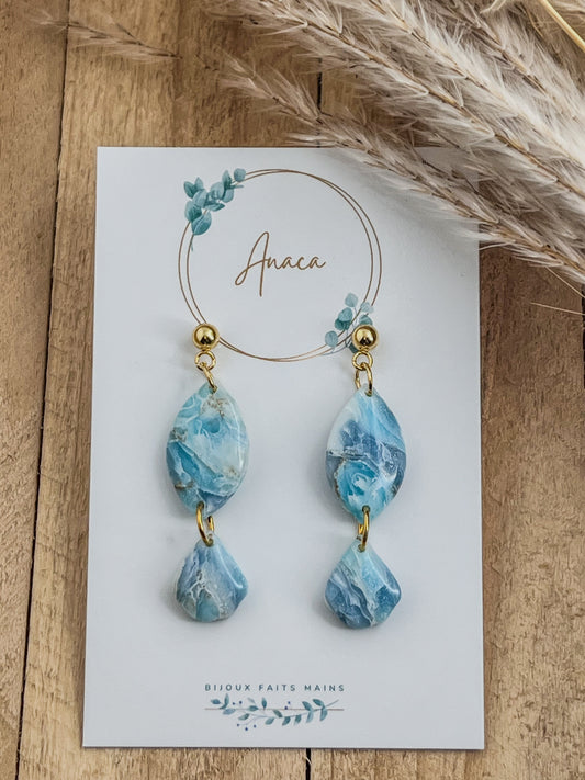 Z'Archives - Marbré #22 - Boucles d'oreilles