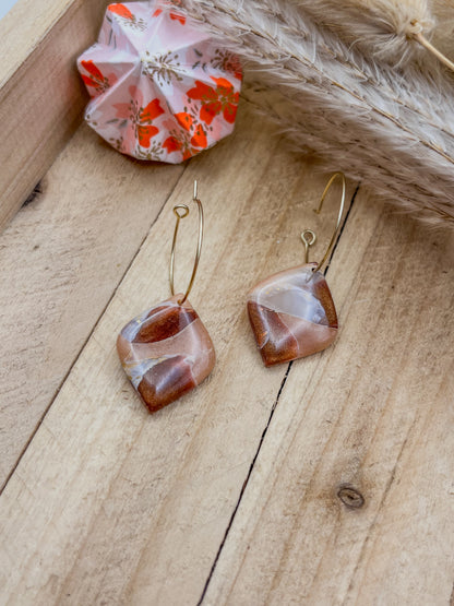 Z'Archives - Marbré #12 - Boucles d'oreilles