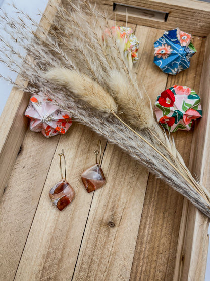 Z'Archives - Marbré #12 - Boucles d'oreilles