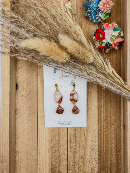 Z'Archives - Marbré #06 - Boucles d'oreilles