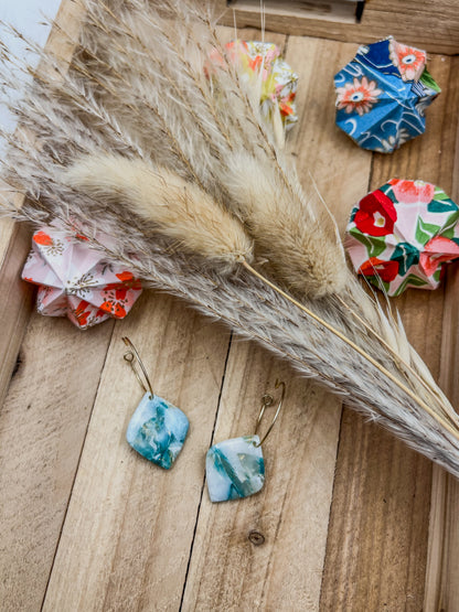 Z'Archives - Marbré #11 - Boucles d'oreilles
