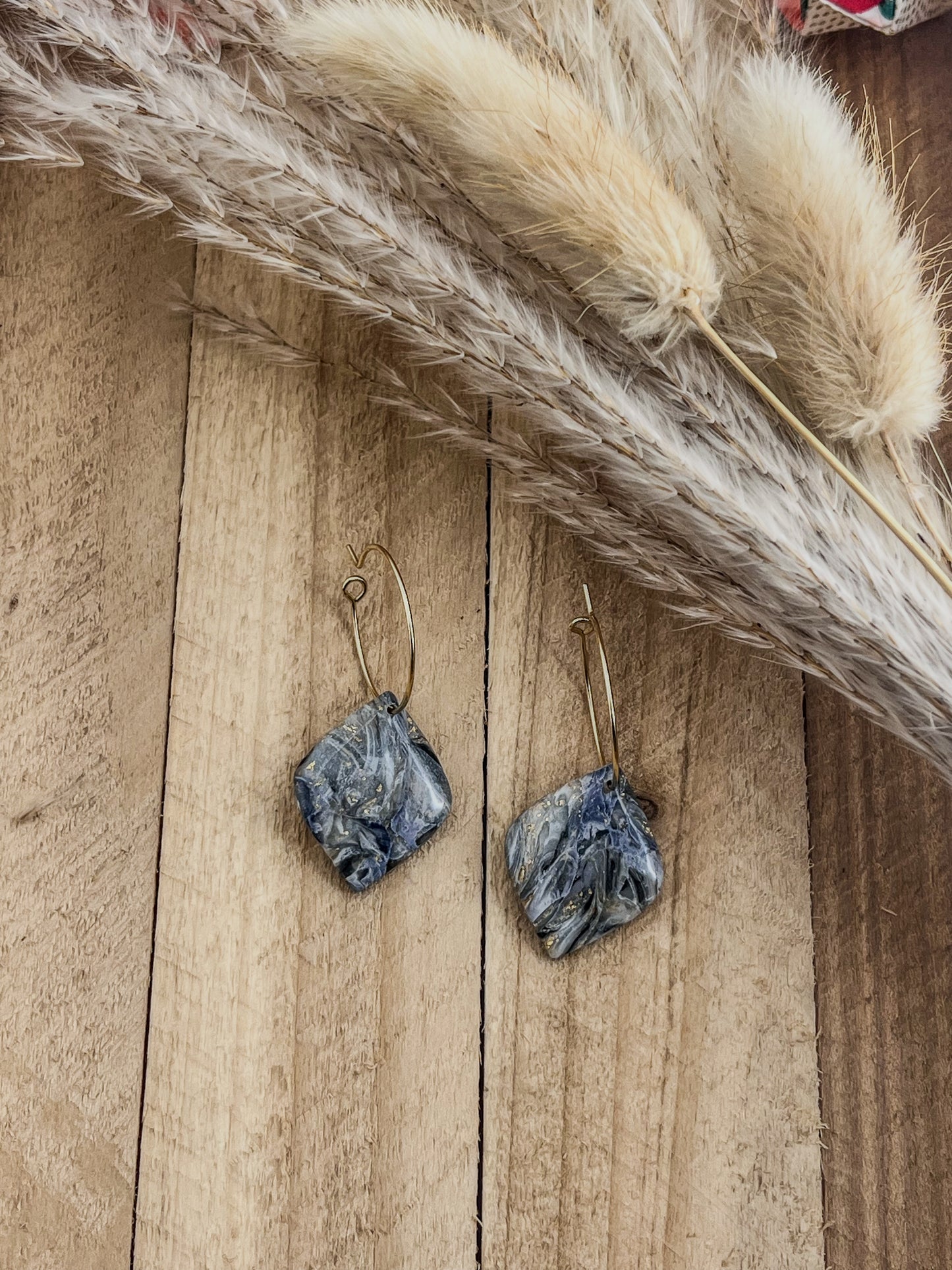 Z'Archives - Marbré #20-2 - Boucles d'oreilles