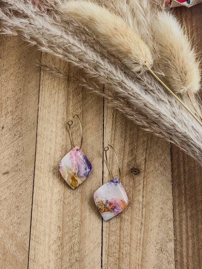 Z'Archives - Marbré #21 - Boucles d'oreilles