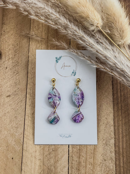 Z'Archives - Marbré #17 - Boucles d'oreilles