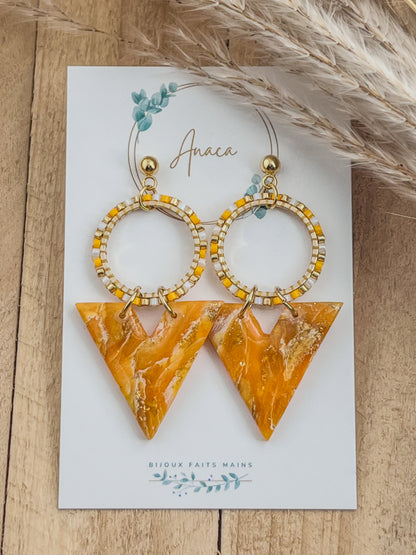 Z'Archives - Marbré #23 - Boucles d'oreilles